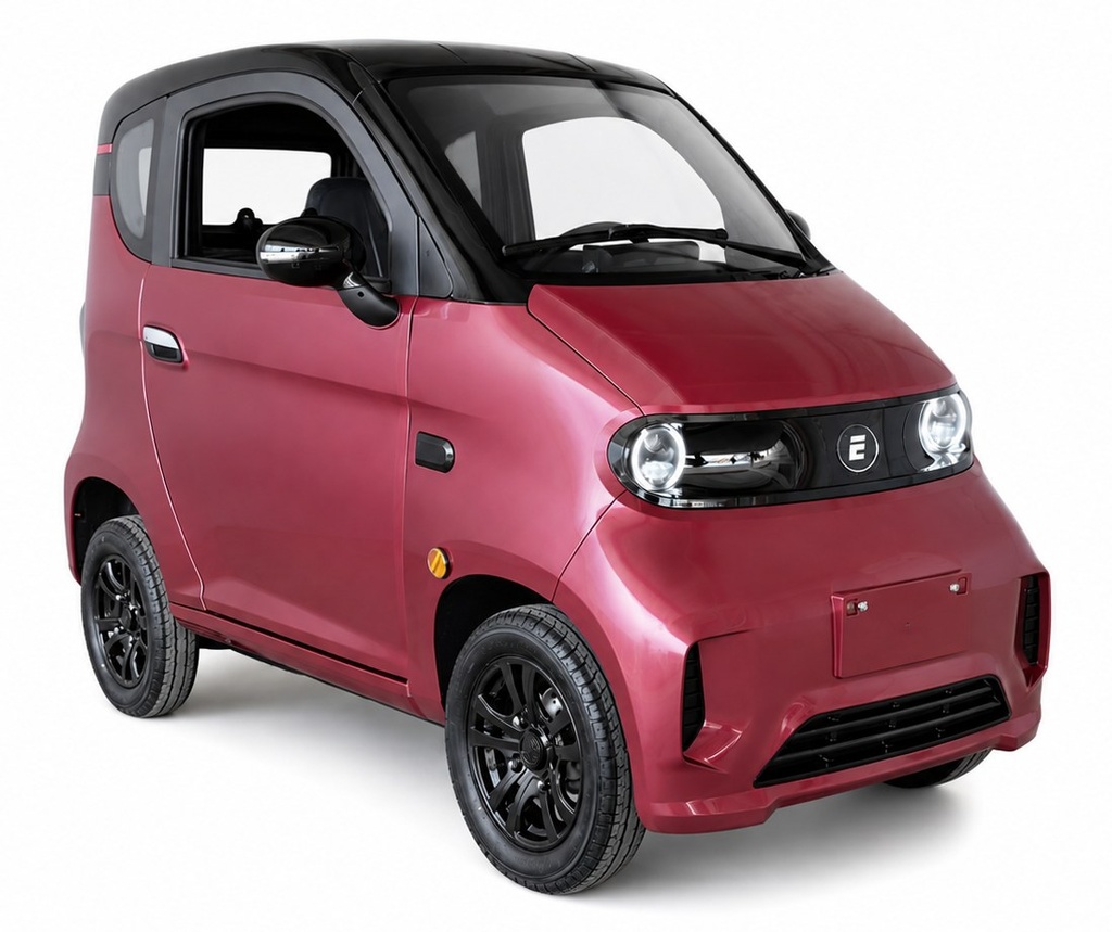 Electric Cabin Car Ekomoto J7, 1000W EEC-approved (Röd)