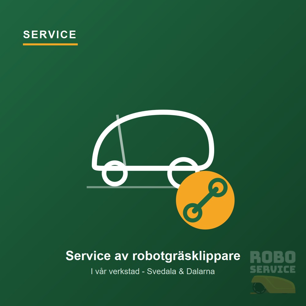 Service verkstad Robotgräsklippare