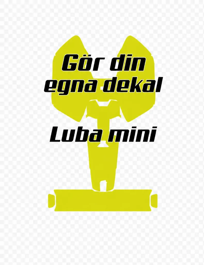 Gör din egna dekal – LUBA Mini
