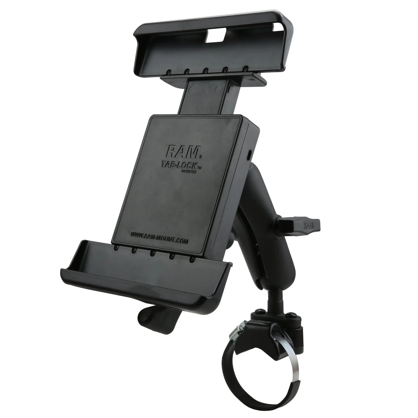 [RAM-231Z-2-TABL25U] RAM ATV/Side By Side Rail Mount for 10" Tablets with Heavy Duty Cases