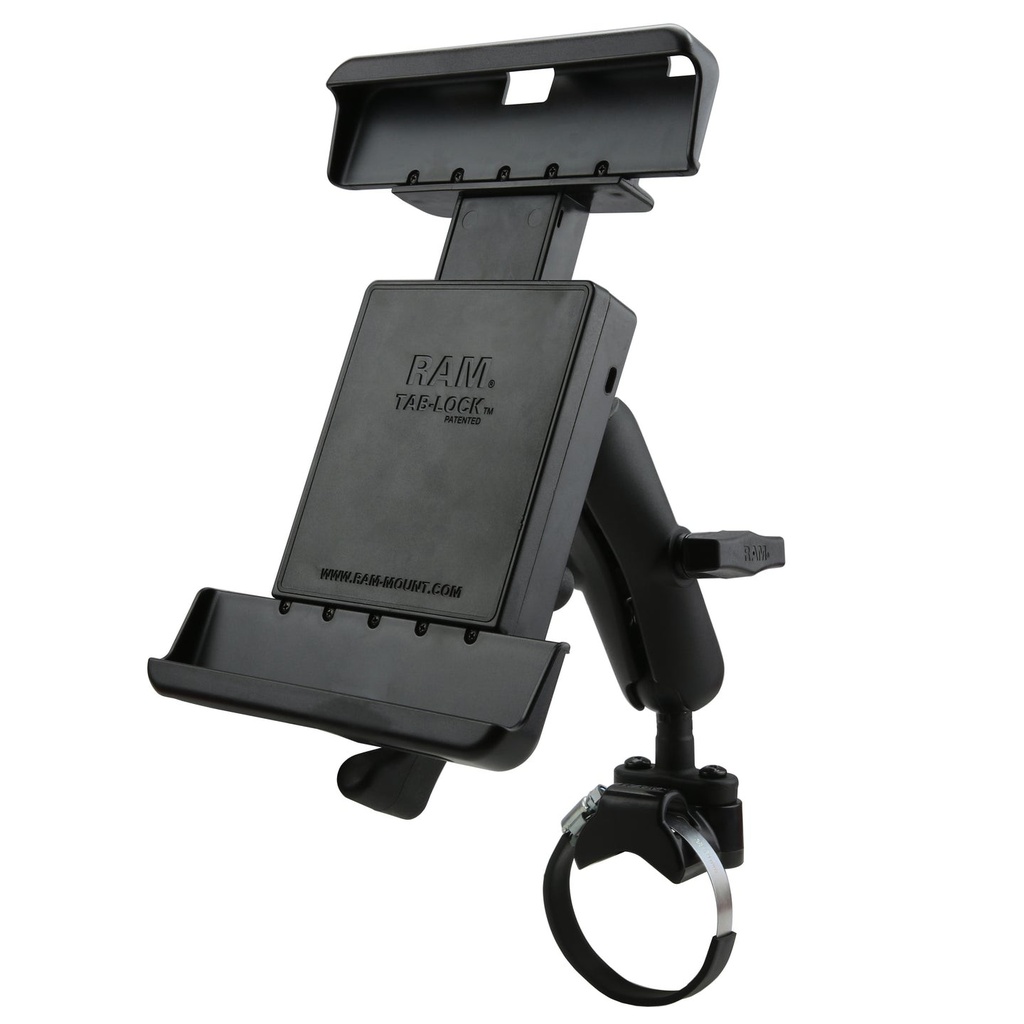 [RAM-231Z-2-TABL25U] RAM ATV/Side By Side Rail Mount for 10" Tablets with Heavy Duty Cases