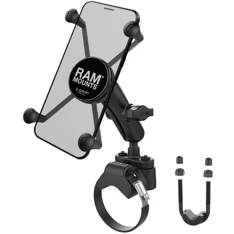 [RAM-B-231-2-UN10] RAM X-Grip Stor Telefonhållare med ATV/UTV-basfäste (komplett kit)