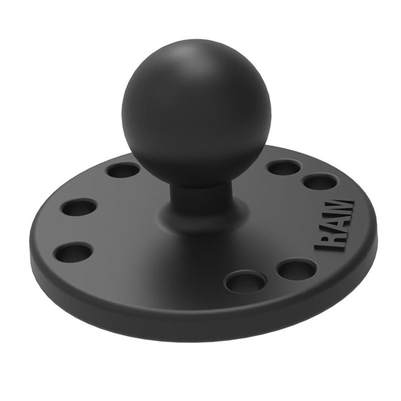[RAM-B-202U] RAM Round Plate with Ball - B Size