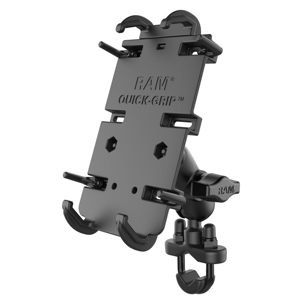 [RAM-B-149Z-A-PD4U] RAM Quick-Grip XL Telefonhållare med Kort Arm och U-Boltfäste