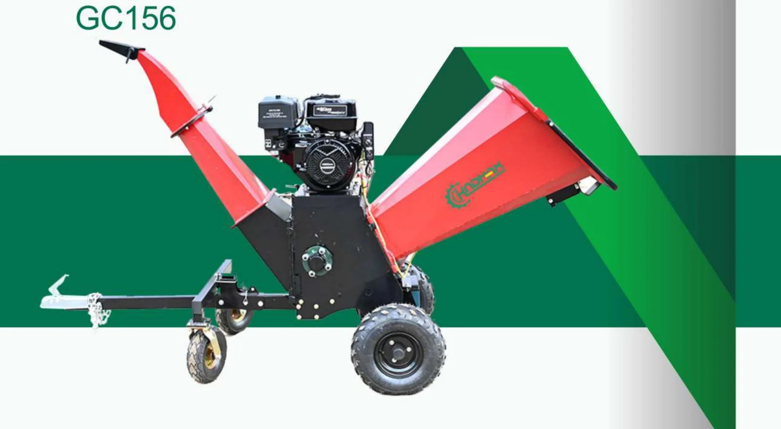 KNDMAX GC156 - Gasoline Wood Chipper 15HP