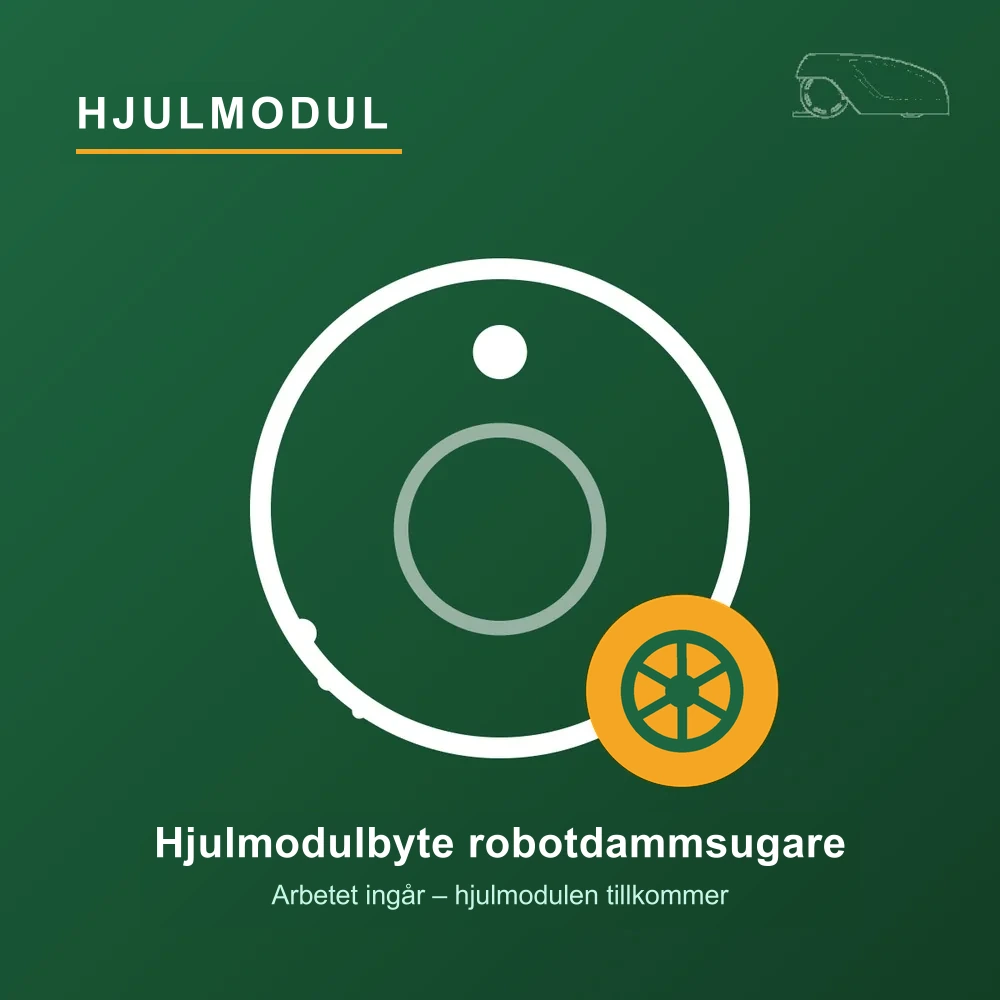 Byte av hjulmodul robotdammsugare