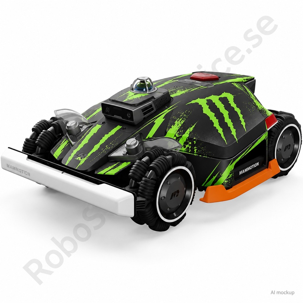 Monster (Green) Edition – Dekal till Mammotion LUBA 3