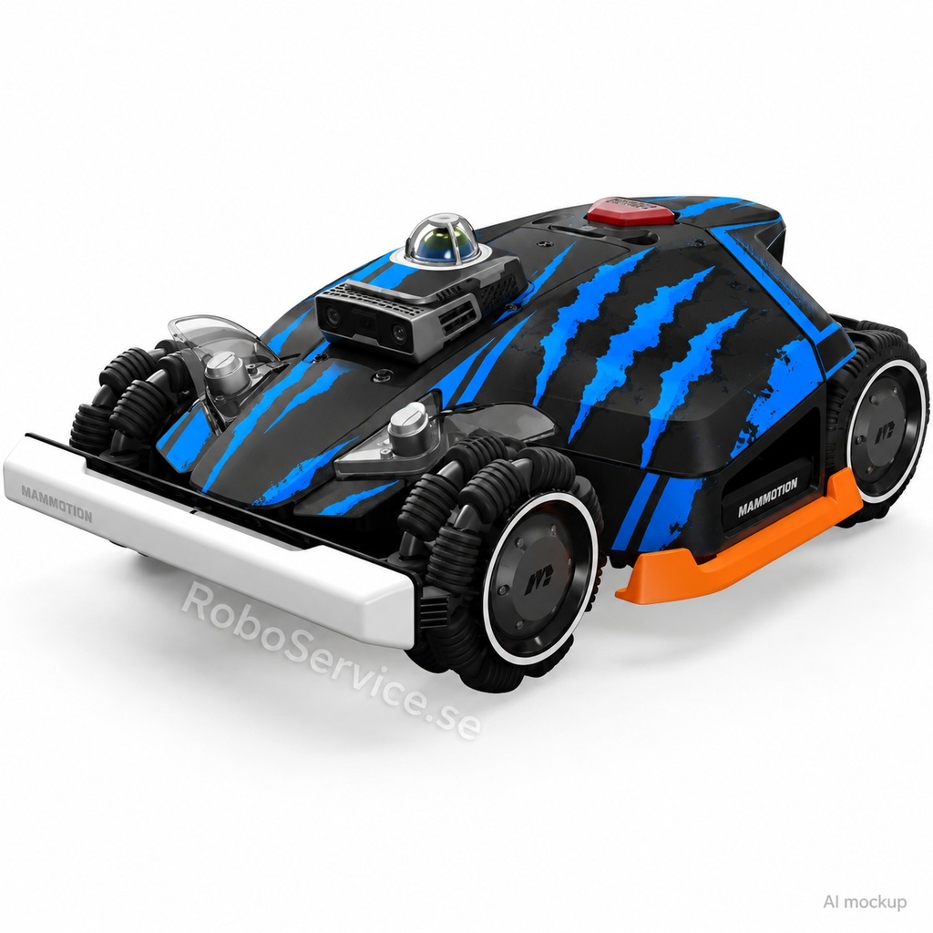 Monster (Blue) Edition – Dekal till Mammotion LUBA 3
