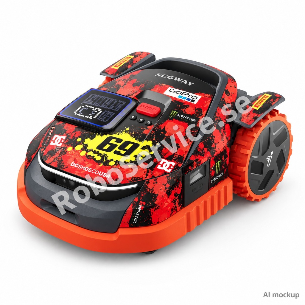 Monster (Red) Edition – Dekal till Segway Navimow X3