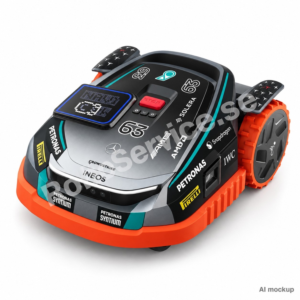 Mercedes F1 (Russell) Edition – Dekal till Segway Navimow X3