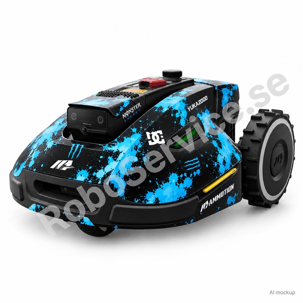 Monster (Blue) Edition – Decal for Mammotion YUKA 2000/3000