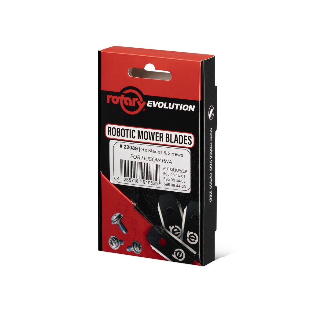 Rotary Evolution knivblad Husqvarna Automower Endurance 9-pack