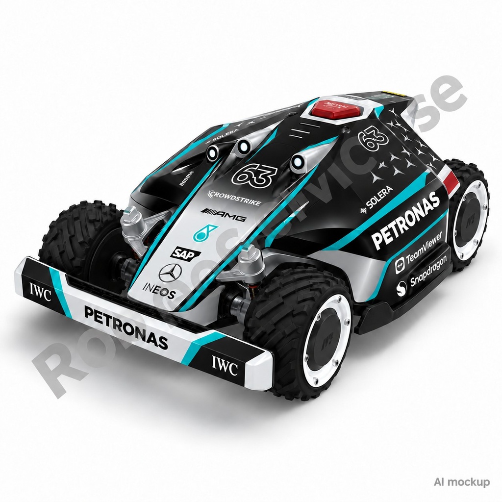 Mercedes F1 Russell Edition – Decal for Mammotion LUBA 1