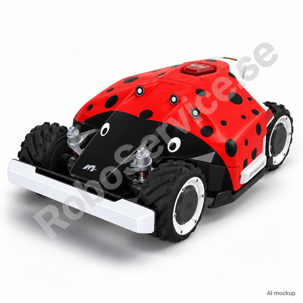 Ladybug Edition – Dekal till Mammotion LUBA 1