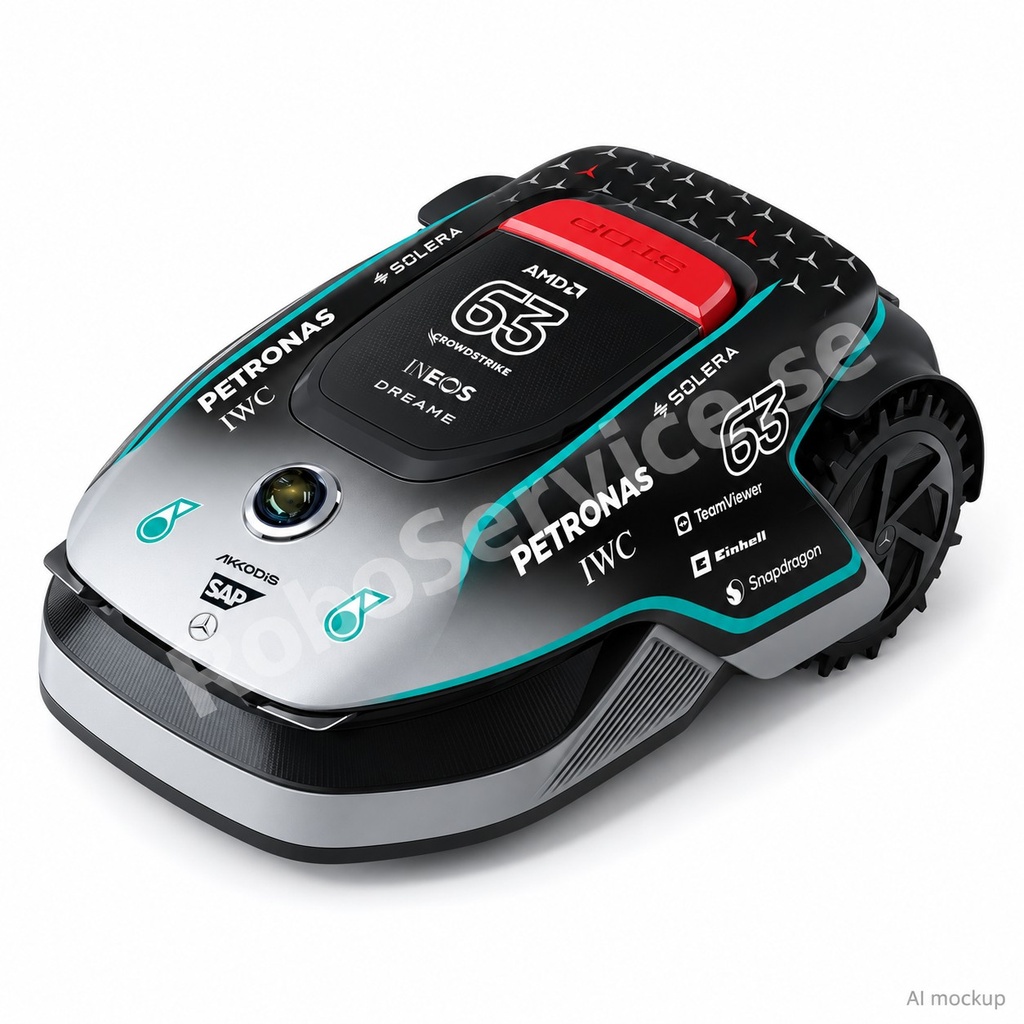 Mercedes F1 (Russell) Edition – Dekal till Dreame A1 Pro