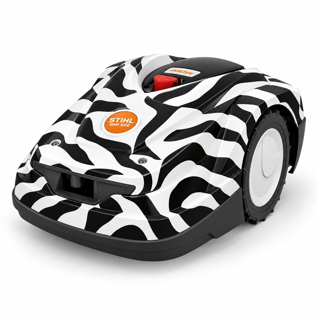 Zebra Edition – Dekal till Stihl iMOW RMI 522