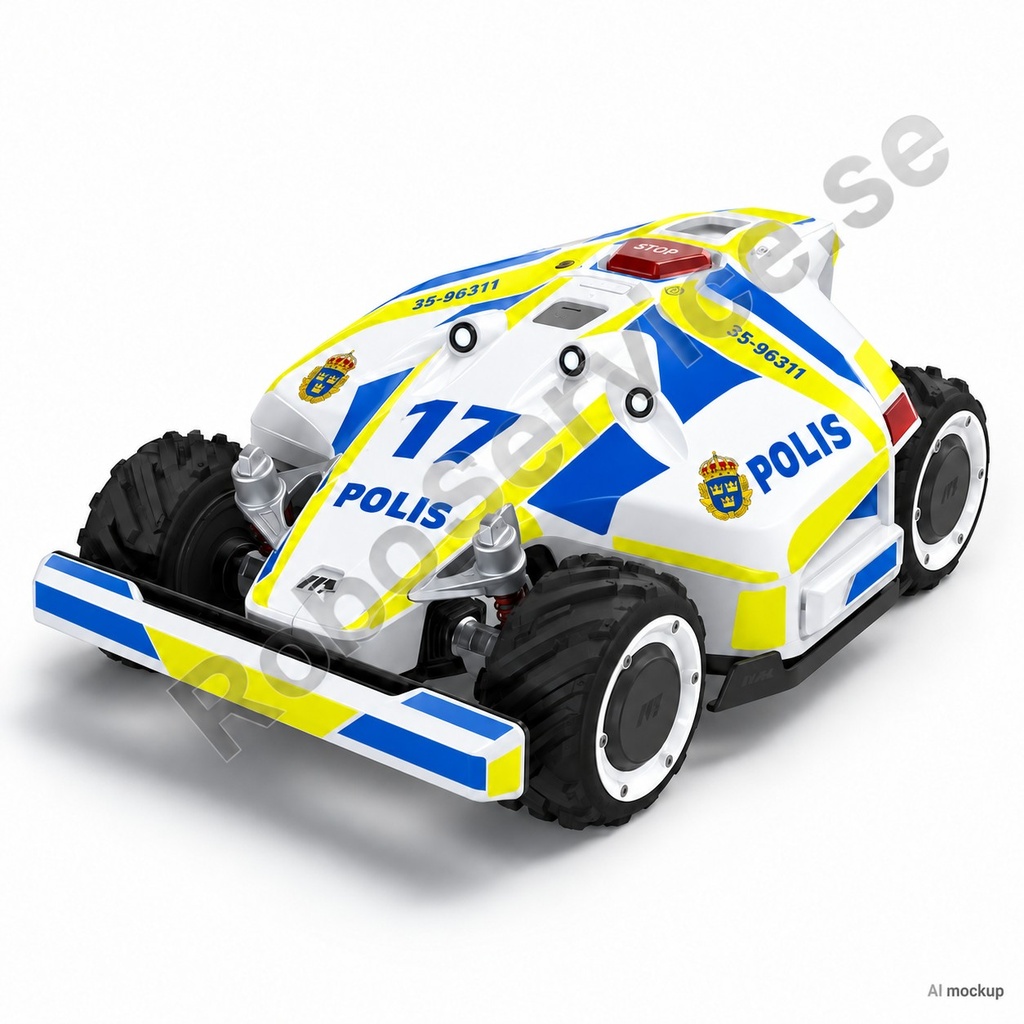 Sweden Polis Special Edition – Decal for Mammotion LUBA 1