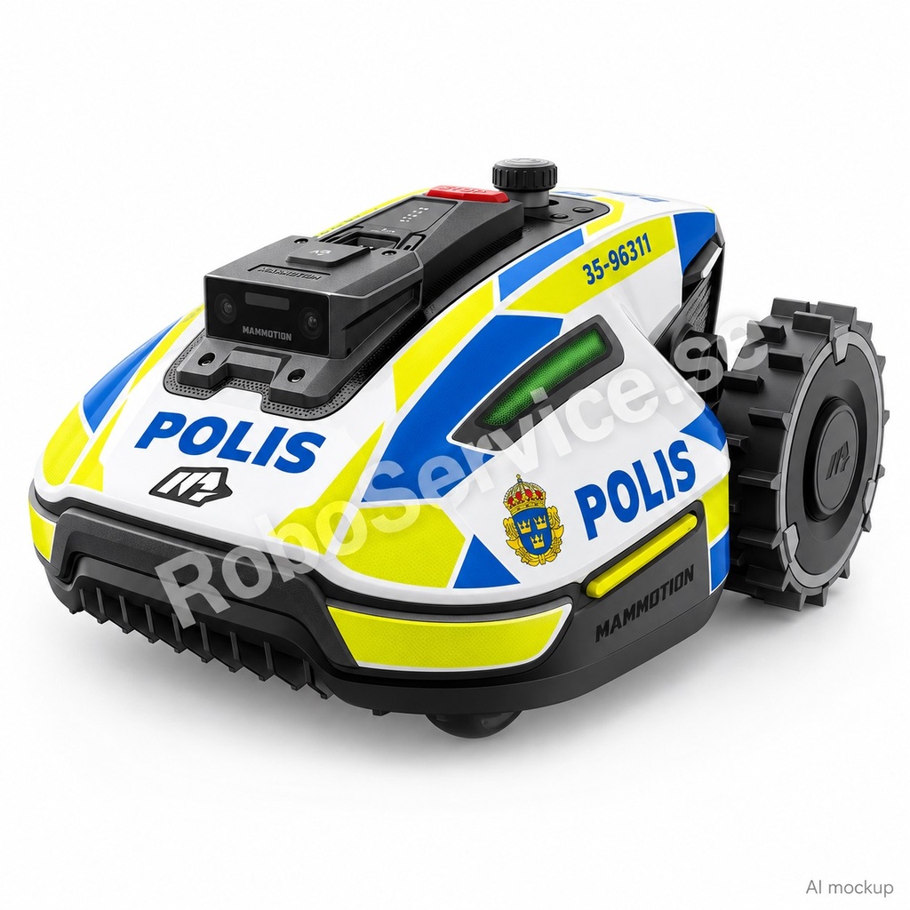 Sweden Polis Special Edition – Decal for Mammotion YUKA Mini
