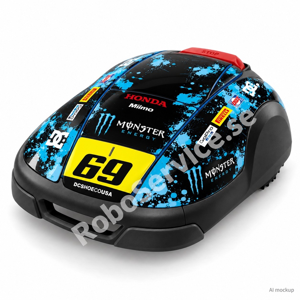 Monster (Blue) Edition – Decal for Honda Miimo HRM 1000/1500/2500