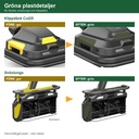 Green plastic parts for Nortec Explore X1 and modules
