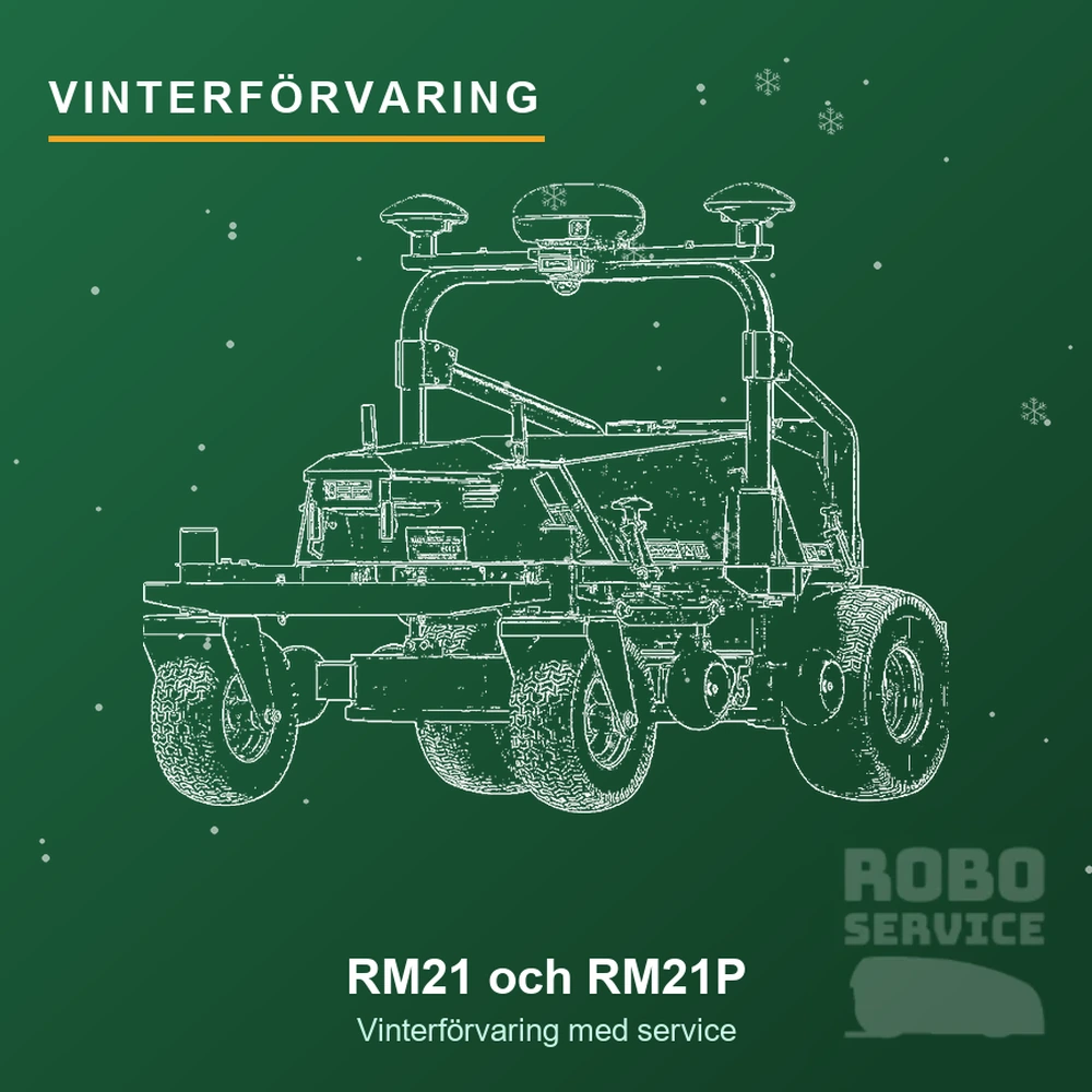 Vinterförvaring med service – RM21 och RM21P